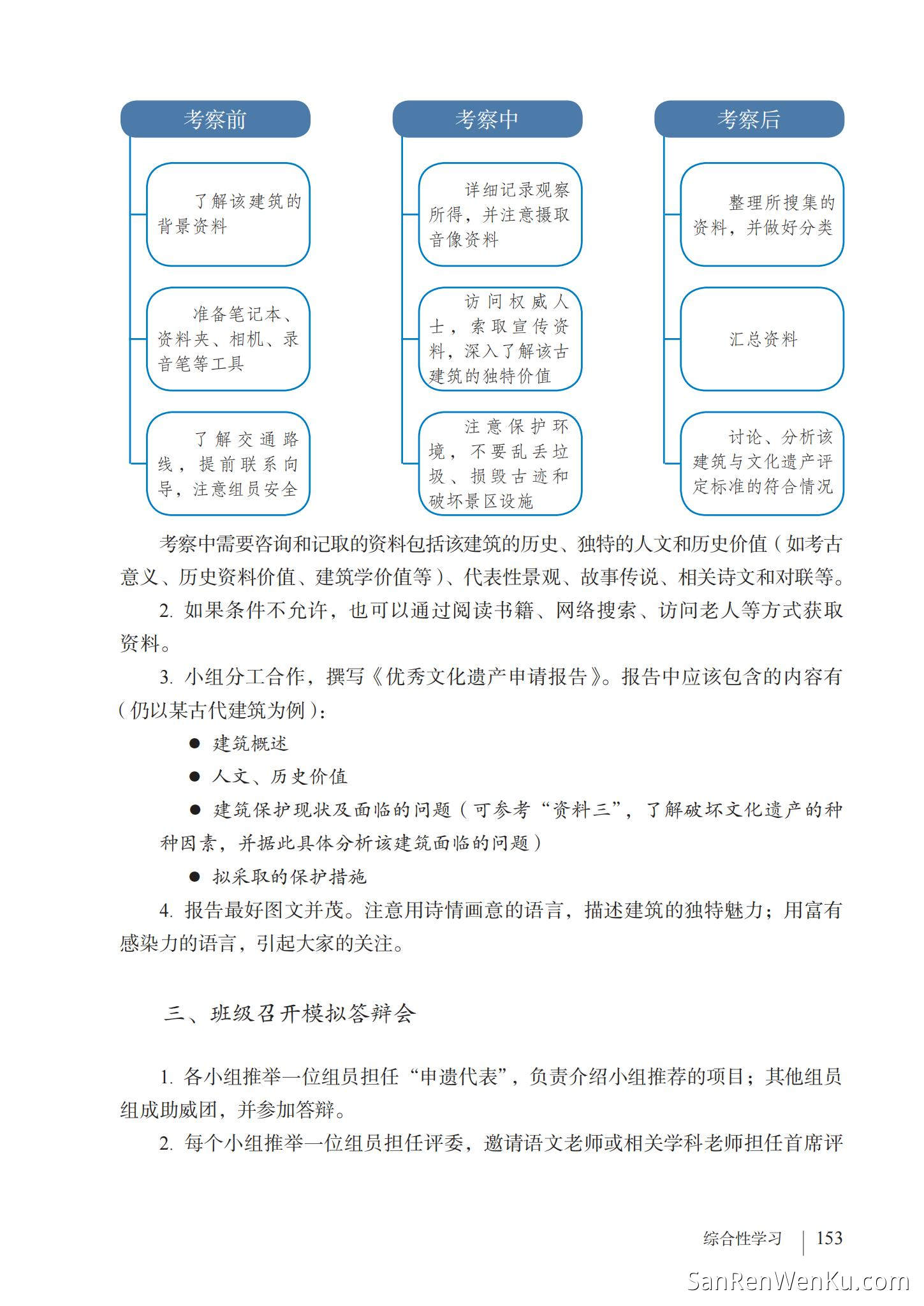 综合性学习：身边的文化遗产 - 人教版语文8上_156