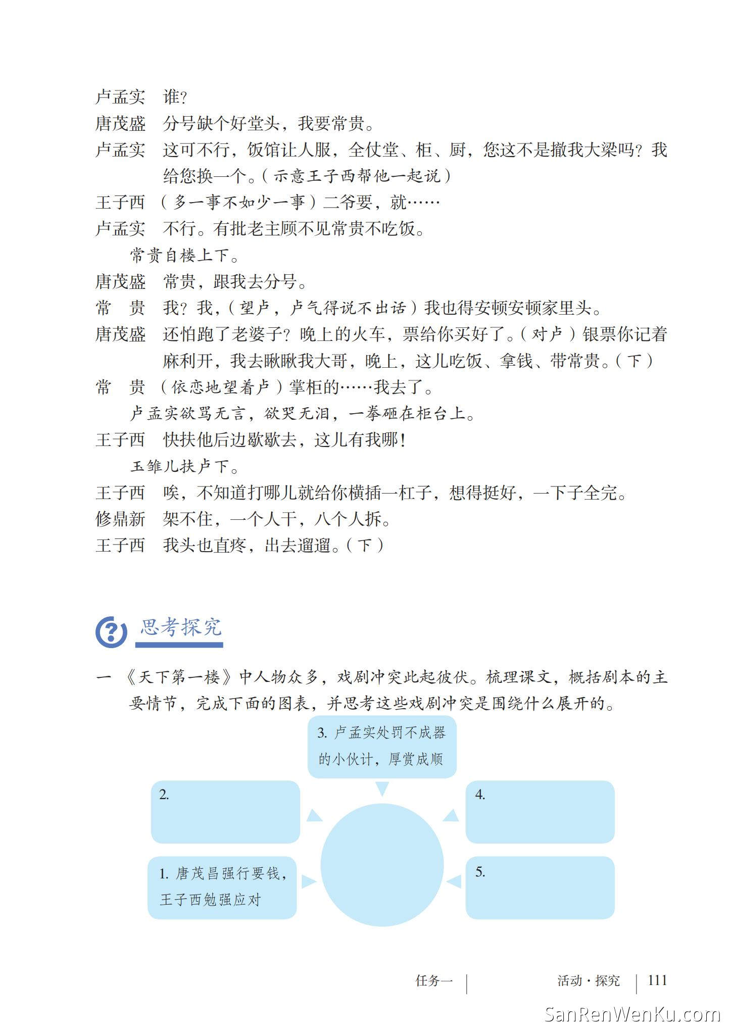 天下第一楼(节选) - 人教版语文9下_113