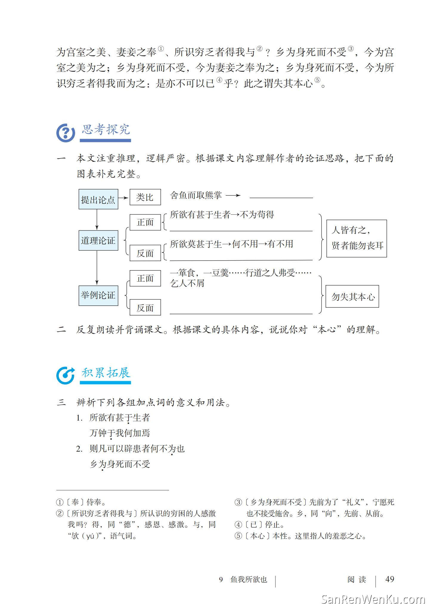 鱼我所欲也 - 人教版语文9下_51