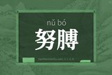 努膊
