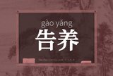 告养