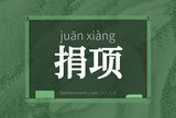捐项