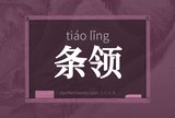 条领