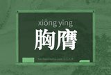 胸膺